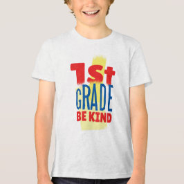 1. Stufe der Grafikkunst Tri-Blend Shirt
