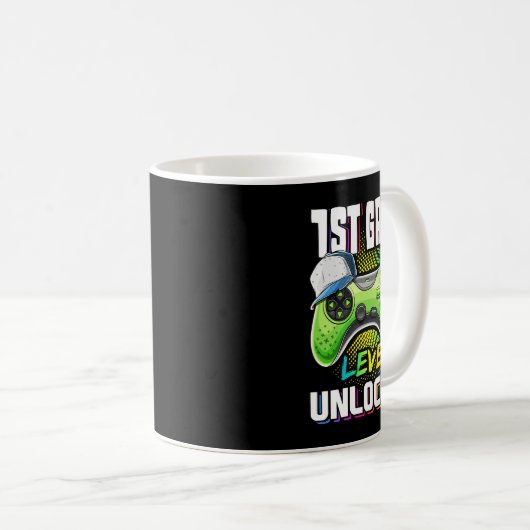 1. Stufe des ungesicherten Videospiels CK to Schoo Kaffeetasse (VorderseiteRechts)