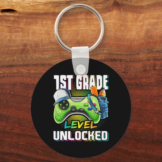 1. Stufe des ungesicherten Videospiels CK to Schoo Schlüsselanhänger (Vorderseite)