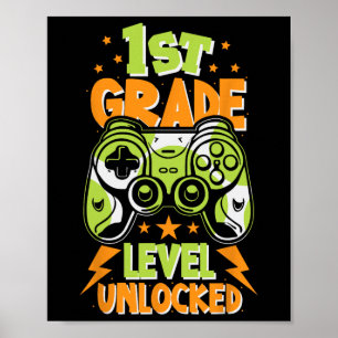 1. Stufe des ungesperrten Gamers Vibes Ck an die S Poster