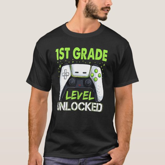 1. Stufe Entsperrtes Kleidungsstück zurück zur Sch T-Shirt (Vorderseite)