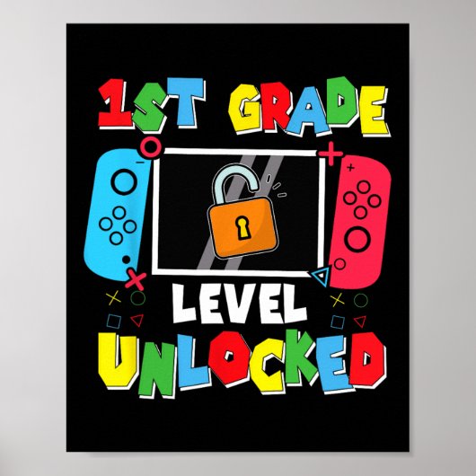 1. Stufe ungekoppelt an den ersten Schultag Poster (Vorne)