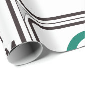 1 Stunde Parkplatz für kontrollierte Parkplätze Geschenkpapier (Rolleneckpunkt)