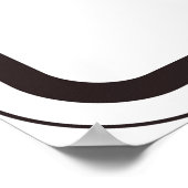 1 Stunde Parkplatz für kontrollierte Parkplätze Poster (Ecke)