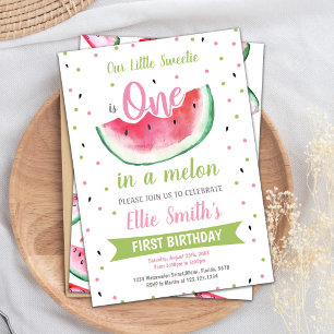 1. Summer Girl Party Card Einladung