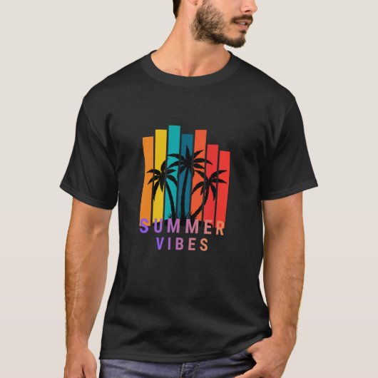 1️⃣ Summer Vibes – Feel the Heat 2️⃣ Summer Vibes  T-Shirt (Vorderseite)