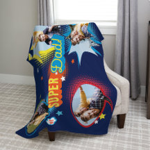 #1 Super Vater Comic Book Bubbles Custom Vier Foto