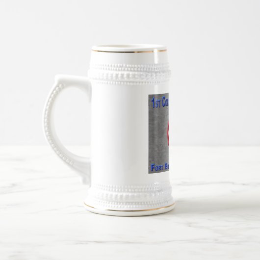 1. Support für das Korps - Geschenk Stein Bierglas (Links)