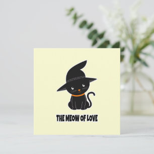 1.süße schöne schwarze Katze Miauen der Liebe