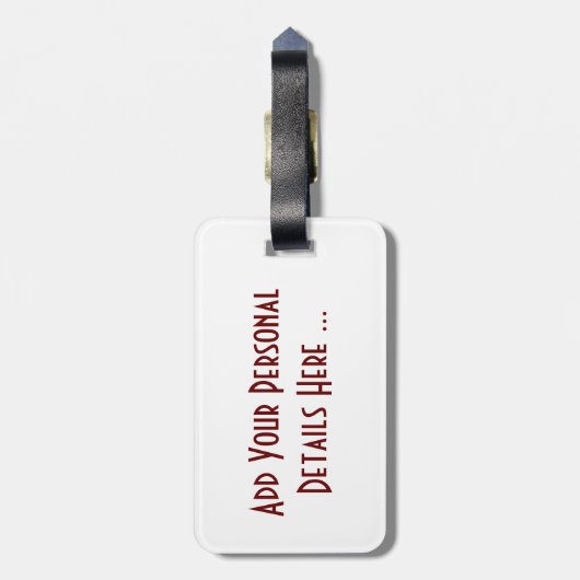 1 Sweet Cherry cd ltcnm Gepäckanhänger (Rückseite vertikal)