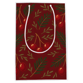 🎄 1. Sweet Cherry Holiday Charm Collection Mittlere Geschenktüte