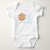 1 Sweet Cookie Blue 1. Geburtstag Baby Bodysuit