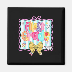 1. Tag der 1. Klasse Preppy Ck Zur Schule Erstkläs Magnet