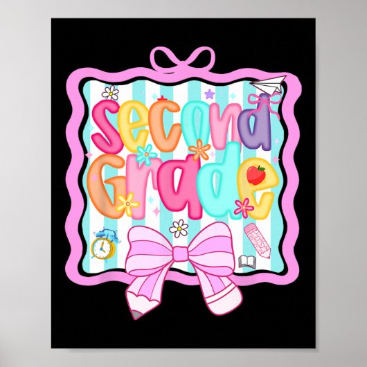 1. Tag der 2. Klasse Preppy Poster (Vorne)