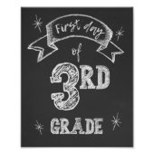 1. Tag der 3. Klasse, erster Tag zurück zur Schule Fotodruck (Vorne)