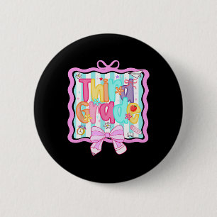 1. Tag der 3. Klasse Preppy Ck Zur Schule Dritte K Button