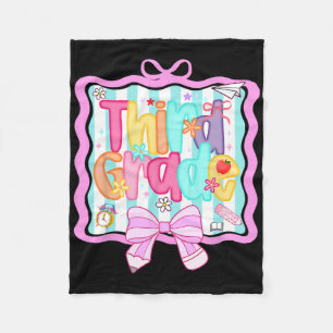 1. Tag der 3. Klasse Preppy Ck Zur Schule Dritte K Fleecedecke