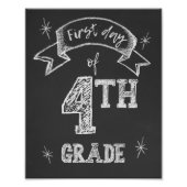 1. Tag der 4. Klasse, erster Tag zurück zur Schule Fotodruck (Vorne)