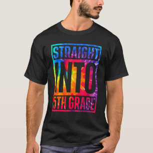 1. Tag der 5. g. Gefärbte Krawatte T-Shirt