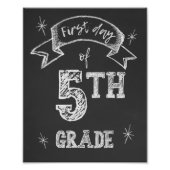 1. Tag der 5. Klasse, erster Tag zurück zur Schule Fotodruck (Vorne)