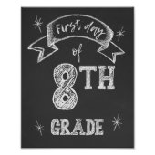1. Tag der 8. Klasse, erster Tag zurück zur Schule Fotodruck (Vorne)