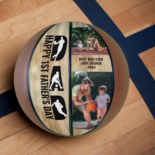 1. Tag der Väter Vater 2 Foto Bester Vater je Basketball