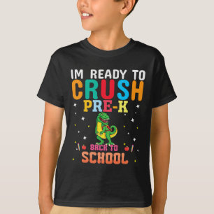 1. Tag der Vorschule Mädchen Prek Boys zurück nach T-Shirt