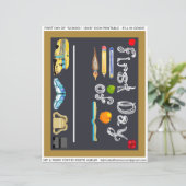 1. Tag des 10x8" Schulschreiben (Stehend Vorderseite)