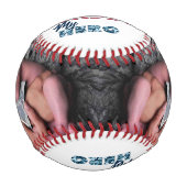 1. Tag des Vaters Mein Papa Mein Held Foto Baseball (Vorderseite)