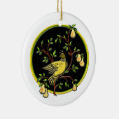 1. Tag von Weihnachten Keramikornament (Rechts)