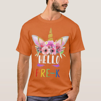 1. Tag vor dem K Unicorn Hallo Pre K Girls T-Shirt