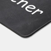 #1 Teacher Chalkboard Design Class Dekoration Schreibtischunterlage (Ecke)