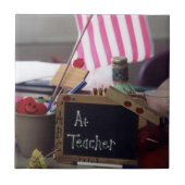 #1 Teacher Tile/Trivet Fliese (Vorderseite)