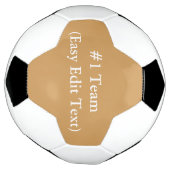 #1 Team (Easy Edit Text) Fußball (Gedreht)