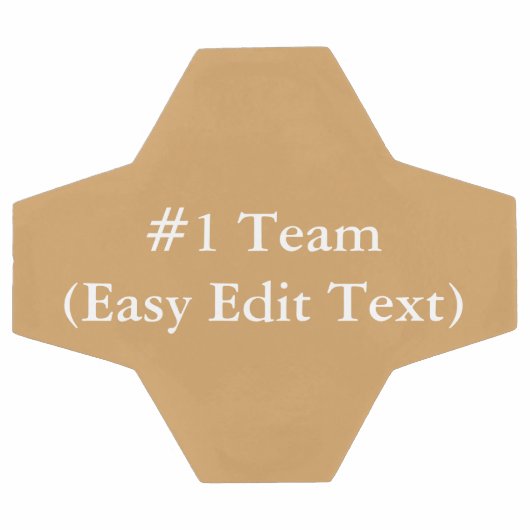 #1 Team (Easy Edit Text) Fußball (Flach)