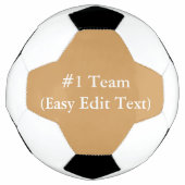 #1 Team (Easy Edit Text) Fußball (Vorderseite)