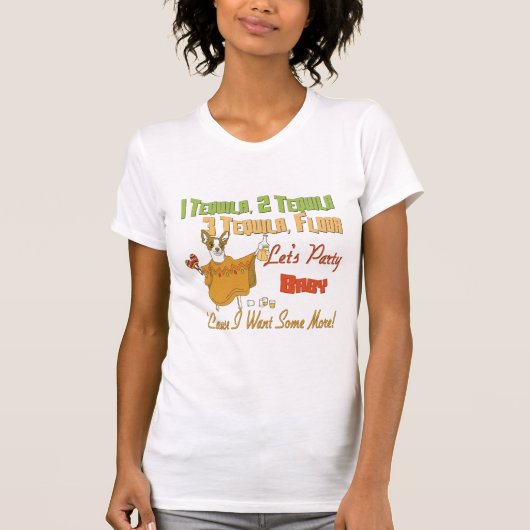 1 Tequila2 Tequila3 Tequila-Boden T-Shirt (Vorderseite)