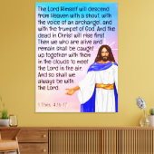 1 Thess 4:16-17 Leinwanddruck (Insitu (Wohnzimmer))