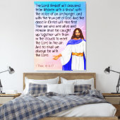1 Thess 4:16-17 Leinwanddruck (Insitu (Schlafzimmer))
