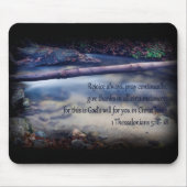 1 Thessalonians 5:16 - 18 Mousepad (Vorne)