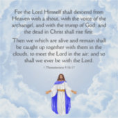 1 Thessalonicher 4:16-17 Auto Aufkleber (Vorderseite)
