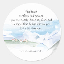 1 Thessaloniker 1:4 Du bist von Gott sehr geliebt