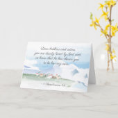 1 Thessaloniker 1:4 Er hat dir die Bibel gewählt Karte (Gelbe Blume)