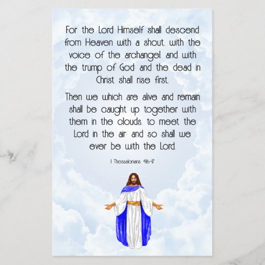 1 Thessaloniker 4:16-17 Flyer (Vorne)