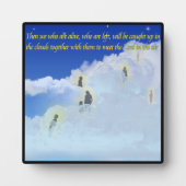 1 Thessaloniker 4:17 Fotoplatte (Vorderseite)