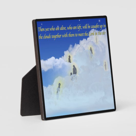 1 Thessaloniker 4:17 Fotoplatte (Vorderseite)