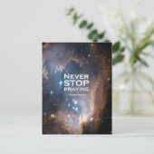 1 Thessaloniker 5:17 Postkarte (Stehend Vorderseite)