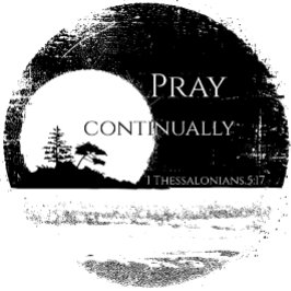 1 Thessaloniker 5:17 T-Shirt