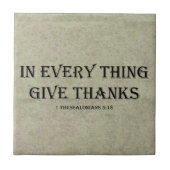 1 Thessaloniker 5:18 Fliese (Vorderseite)