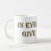 1 Thessaloniker 5:18 Kaffeetasse (Links)